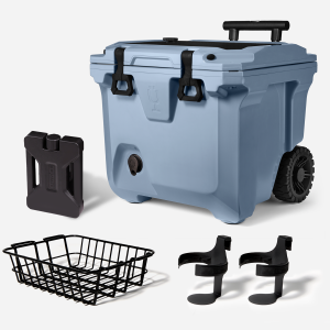 BrüTank 35-Quart Ultimate Day Trip Cooler Bundle | Denim